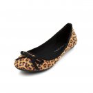 Leopard Print Flats Womens Shoes
