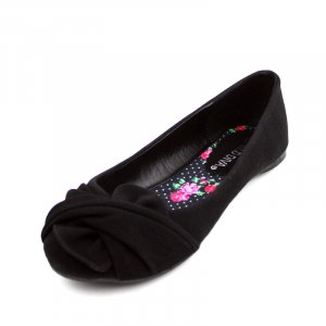 Black Ballet Flat Womens Shoes