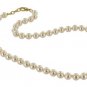 Joan Rivers Small Faux Pearl Necklace Strand 10"