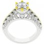NEW White Gold 14k Gold Round Cut CZ  Ring