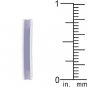 NEW White Gold Silver Lavender Enamel Eternity Ring