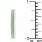 NEW White Gold Silver Light Green Enamel Eternity Ring