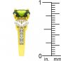 NEW 14k Gold Olive CZ  Anniversary Ring