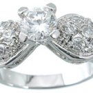 NEW 925 Sterling Silver CZ Brilliant Wedding Ring