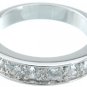 NEW 925 Sterling Silver CZ Eternity Fashion Ring