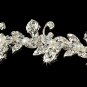 Silver Swarovski Rhinestone Pearl Headband Tiara