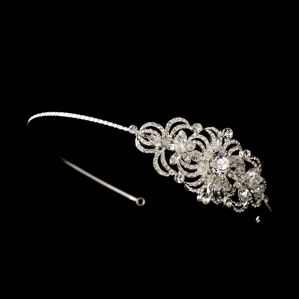 Silver Swarovski Crystal Headband Tiara