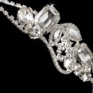 Silver Modern Rhinestone Crystal Headband Tiara