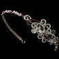 Silver Red Clear Swarovski Crystal Headband Tiara