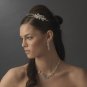 Silver Rhinestone Floral Crystal Headband Tiara