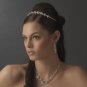 Silver Swarovski Rhinestone Flower Headband Tiara