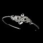 Silver Austrian Crystal Rhinestone Headband Tiara