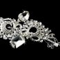 Silver Austrian Crystal Rhinestone Headband Tiara