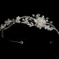 Silver Swarovski Rhinestone Vine Headband Tiara