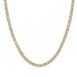 NEW 14K Gold Necklace Pronged Trillion Cut Clear