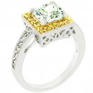 NEW White Gold 14k Gold CZ Engagement Ring