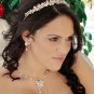 Gold Pearl Swarovski Crystal Bridal Headband Tiara