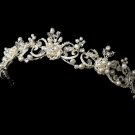 Silver Swarovski Crystal Victorian Headband Tiara