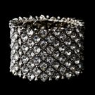Silver Genuine Crystal Stretch Bracelet
