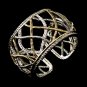 Silver Gold  Rhinestone Designer Cuff Bracelet
