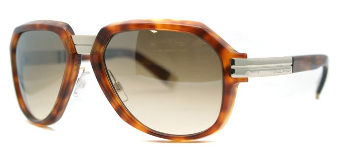 DSquared DQ 0007 53F Tortoise/Brown Unisex Sunglasses