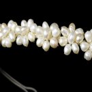 Silver Freshwater Pearl Bridal Headband Tiara