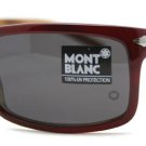 Mont Blanc MB 175 407 Maroon Unisex Sunglasses