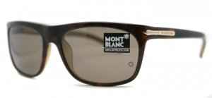 Mont Blanc MB 174 120 Tortoise Unisex Sunglasses