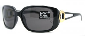 Mont Blanc MB 172 0B5 Women Black Sunglasses