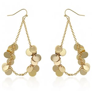 14K Gold Chandelier Earrings