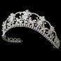 Silver AB Swarovski Crystal Flower Tiara