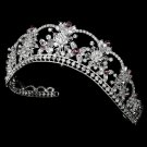 Silver Light Amethyst Swarovski Crystal Bridal Tiara