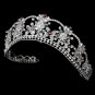 Silver Light Amethyst Swarovski Crystal Bridal Tiara