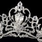 Silver Rhinestone Crystal Elegant Bridal Tiara