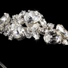 Silver Rhinestone Crystal Bridal Tiara Headband