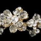 Gold Swarovski Crystal Bridal Headband Tiara