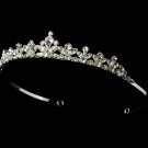 Silver Clear Rhinestone Crystal Bridal Tiara Headband