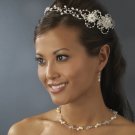 Silver Freshwater Pearl Circlet Bridal Headband Tiara