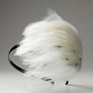 White Feather Austrian Crystal Black Headband