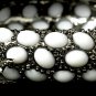 Silver White Rhinestone Crystal Starfish Cuff Bracelet