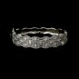 Elegant Sterling Silver Cubic Zirconia Bangle Bracelet
