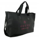 Gucci 231860 Black/Pink Large Nylon Tote Bag Handbag