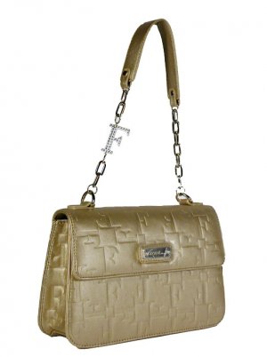 Gianfranco Ferre 67 TXDBHL 80625 Gold Leather Handbag