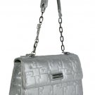 Gianfranco Ferre 67 TXDBHL 80625 Silver Leather Handbag