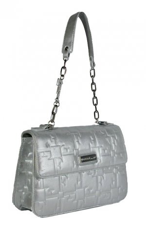 Gianfranco Ferre 67 TXDBHL 80625 Silver Leather Handbag