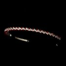 Silver Red Swarovski Crystal Bridal Tiara