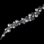 Silver Swarovski Crystal Silver Pearl Bridal Bracelet