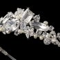 Silver Freshwater Pearl Rhinestone Crystal Bridal Tiara