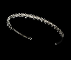 Silver Clear Swarovski Crystal Bridal Tiara