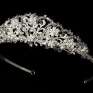 Silver Enchanting Swarovski Crystal Pearl Tiara